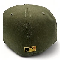 St Louis Cardinals Olive and Black MRodd Busch Stadium Patch Gray UV New Era 59Fifty Fitted Hat