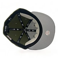 St Louis Cardinals Olive and Black MRodd Busch Stadium Patch Gray UV New Era 59Fifty Fitted Hat