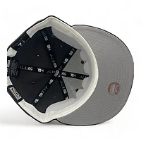 San Francisco Giants Graphite and Black Kat Alcatraz 2007 All Star Game Patch Gray UV New Era 59Fifty Fitted Hat