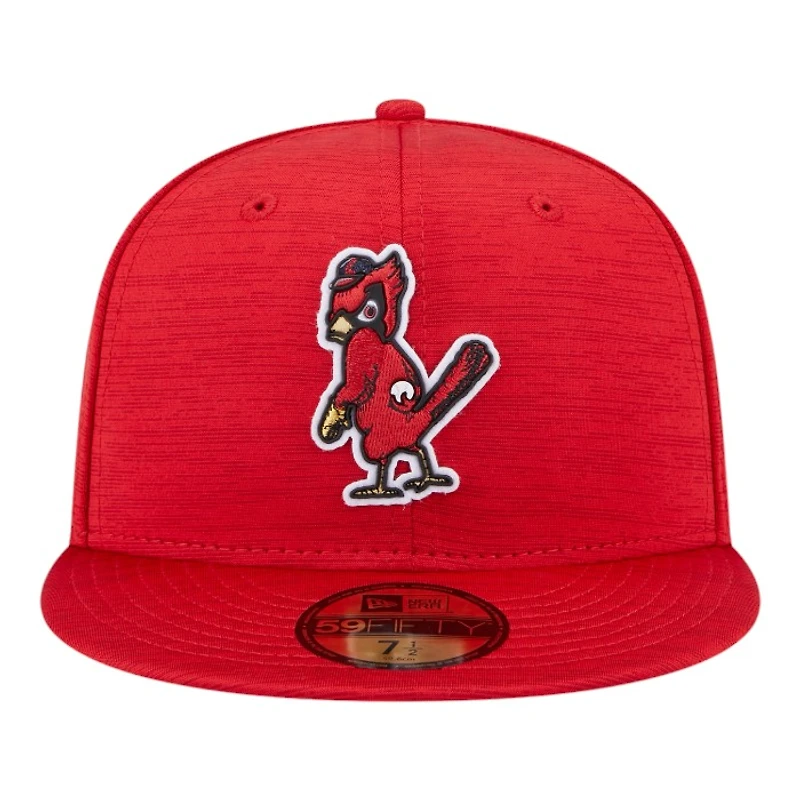 St. Louis Cardinals Red 2023 Clubhouse Cooperstown Logo New Era 59FIFTY Fitted Hat