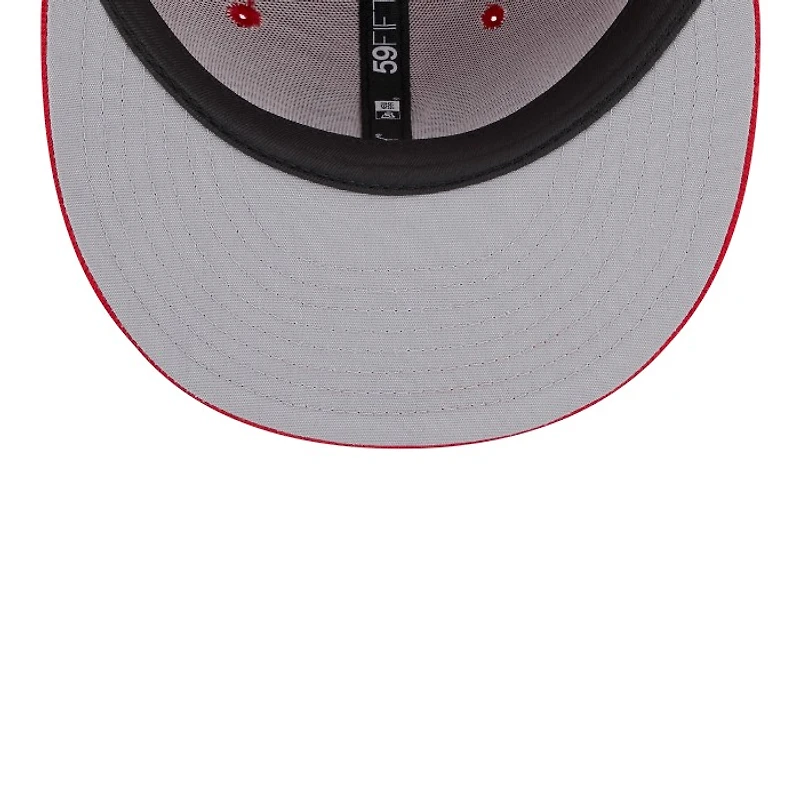 St. Louis Cardinals Red 2023 Clubhouse Cooperstown Logo New Era 59FIFTY Fitted Hat