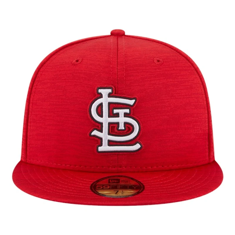 St. Louis Cardinals Red 2023 Clubhouse STL Logo New Era 59FIFTY Fitted Hat