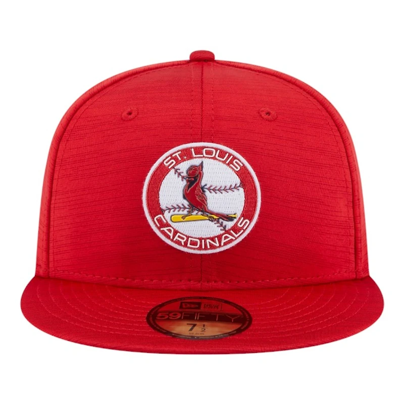 St. Louis Cardinals Red 2023 Clubhouse Circle Logo New Era 59FIFTY Fitted Hat
