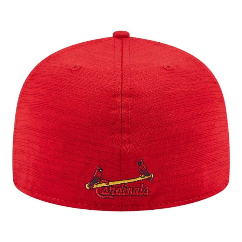 St. Louis Cardinals Red 2023 Clubhouse Circle Logo New Era 59FIFTY Fitted Hat