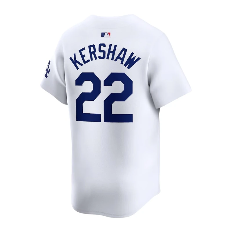 Los Angeles Dodgers Clayton Kershaw Nike White Home Limited Player Jersey