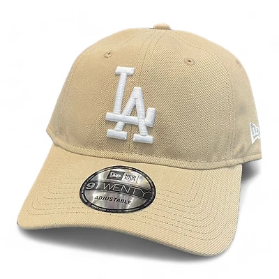 Los Angeles Dodgers Khaki Basic Core Classic New Era 9TWENTY Adjustable Hat