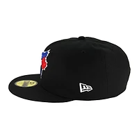 Toronto Blue Jays Black and White UV 59FIFTY Fitted Hat