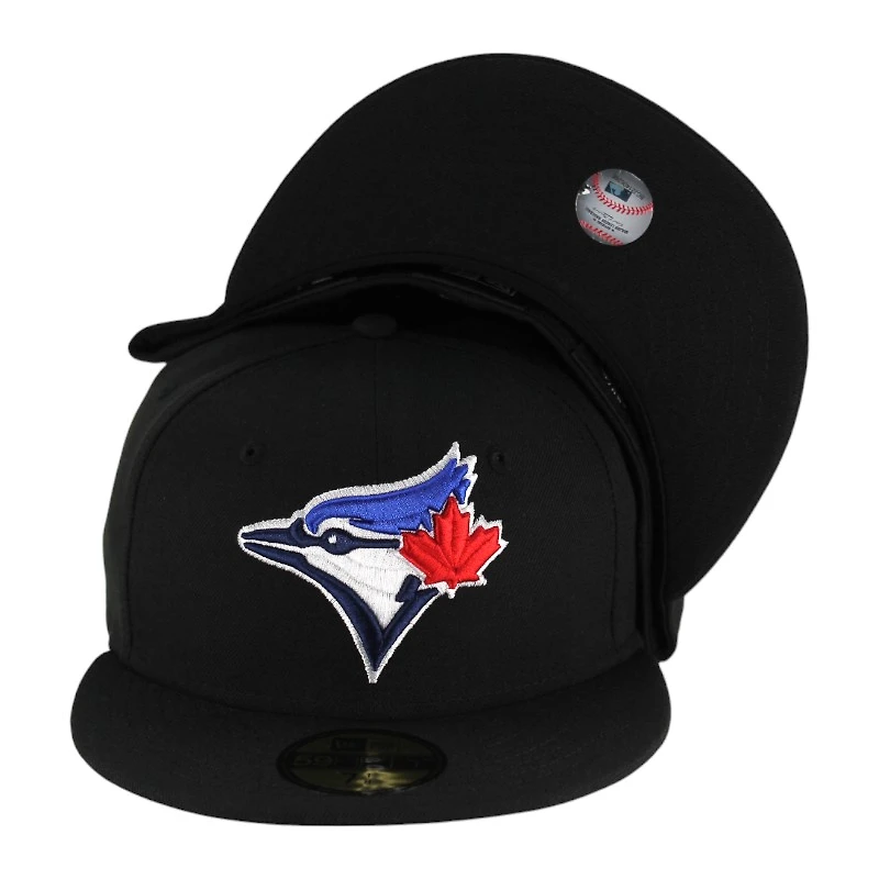 Toronto Blue Jays Black and White UV 59FIFTY Fitted Hat