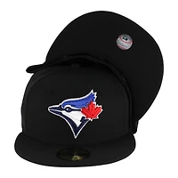 Toronto Blue Jays Black and White UV 59FIFTY Fitted Hat