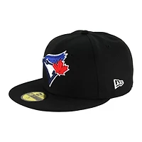 Toronto Blue Jays Black and White UV 59FIFTY Fitted Hat