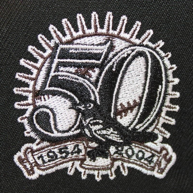 Baltimore Orioles Black and Brown "DPM Stock Pack" 50th Anniversary Patch Gray UV New Era 59Fifty Fitted Hat