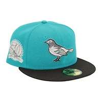 Baltimore Orioles Teal and Black "DPM Stock Pack" 50th Anniversary Patch Gray UV New Era 59Fifty Fitted Hat