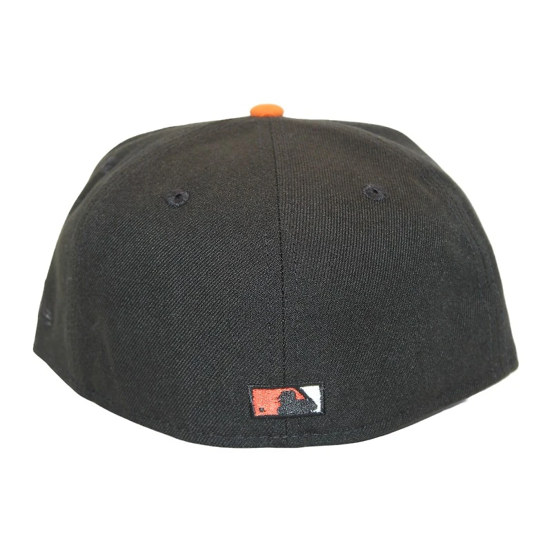 Baltimore Orioles Black and Burnt Orange "DPM Stock Pack" 20th Anniversary of Camden Yards Patch Gray UV New Era 59Fifty Fitted Hat