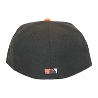 Baltimore Orioles Black and Burnt Orange "DPM Stock Pack" 20th Anniversary of Camden Yards Patch Gray UV New Era 59Fifty Fitted Hat