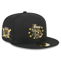 St Louis Cardinals Black 2024 Armed Forces Day New Era 59FIFTY Fitted Hat