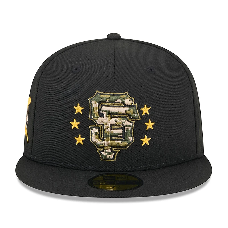 San Francisco Giants Black 2024 Armed Forces Day New Era 59FIFTY Fitted Hat