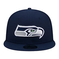 Seattle Seahawks Navy 2024 NFL Draft New Era 9FIFTY Snapback Hat