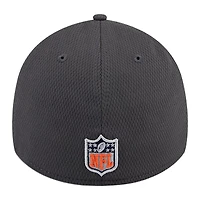 Denver Broncos Graphite 2024 NFL New Era 39THIRTY Flex Hat
