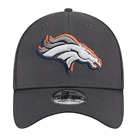 Denver Broncos Graphite 2024 NFL New Era 39THIRTY Flex Hat