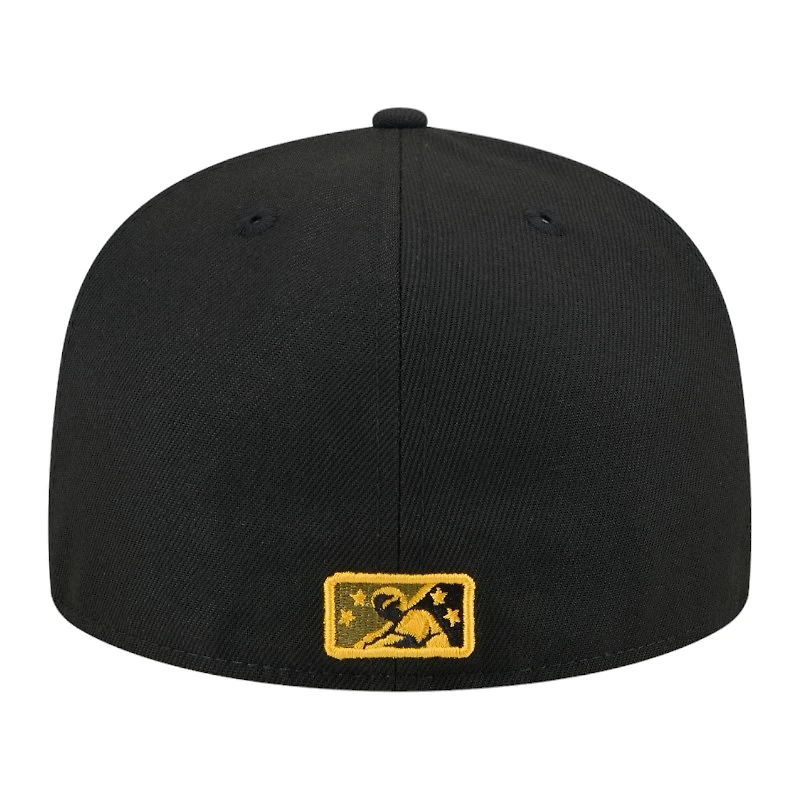 Stockton Ports Black 2024 Armed Forces Day New Era 59FIFTY Fitted Hat