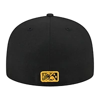 San Jose Giants Black 2024 Armed Forces Day New Era 59FIFTY Fitted Hat