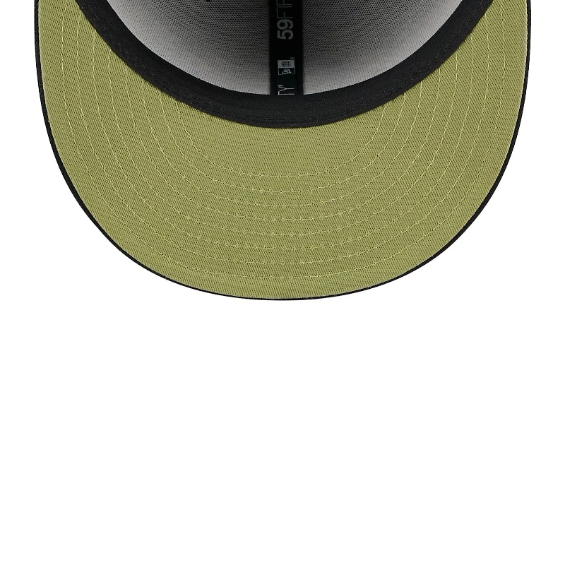 San Jose Giants Black 2024 Armed Forces Day New Era 59FIFTY Fitted Hat