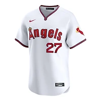 Los Angeles Angels Mike Trout White Alternate Nike Limited Player Jersey