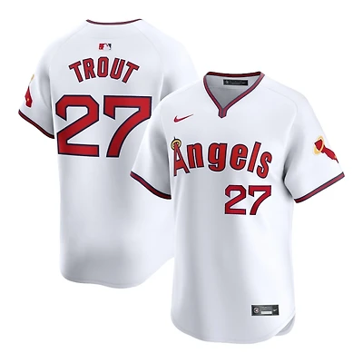 Los Angeles Angels Mike Trout White Alternate Nike Limited Player Jersey
