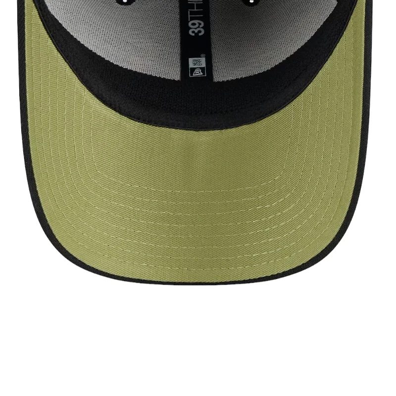 Los Angeles Dodgers Black 2024 Armed Forces Day New Era 39THIRTY Flex Hat