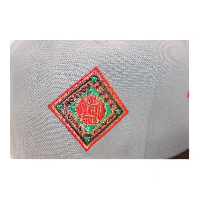 Boston Red Sox Gray and Brown "SnkrBrims Judges Pack" 1936 All Star Game Patch Green UV New Era 59Fifty Fitted Hat