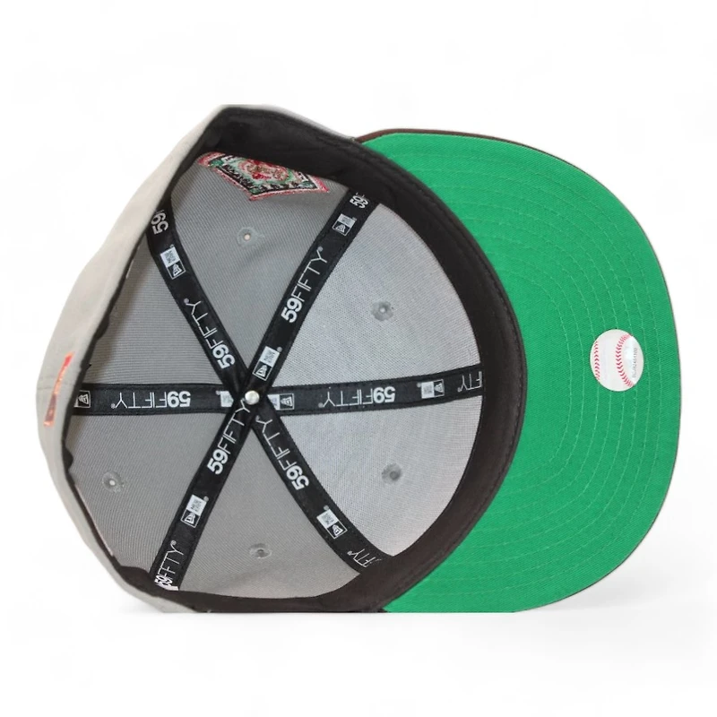 Boston Red Sox Gray and Brown "SnkrBrims Judges Pack" 1936 All Star Game Patch Green UV New Era 59Fifty Fitted Hat