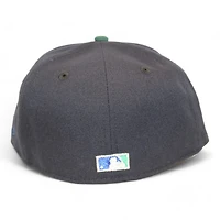 New York Yankees Navy and Green "FlyGuy Judges Pack" 1998 World Series Patch Gray UV Era 59Fifty Fitted Hat