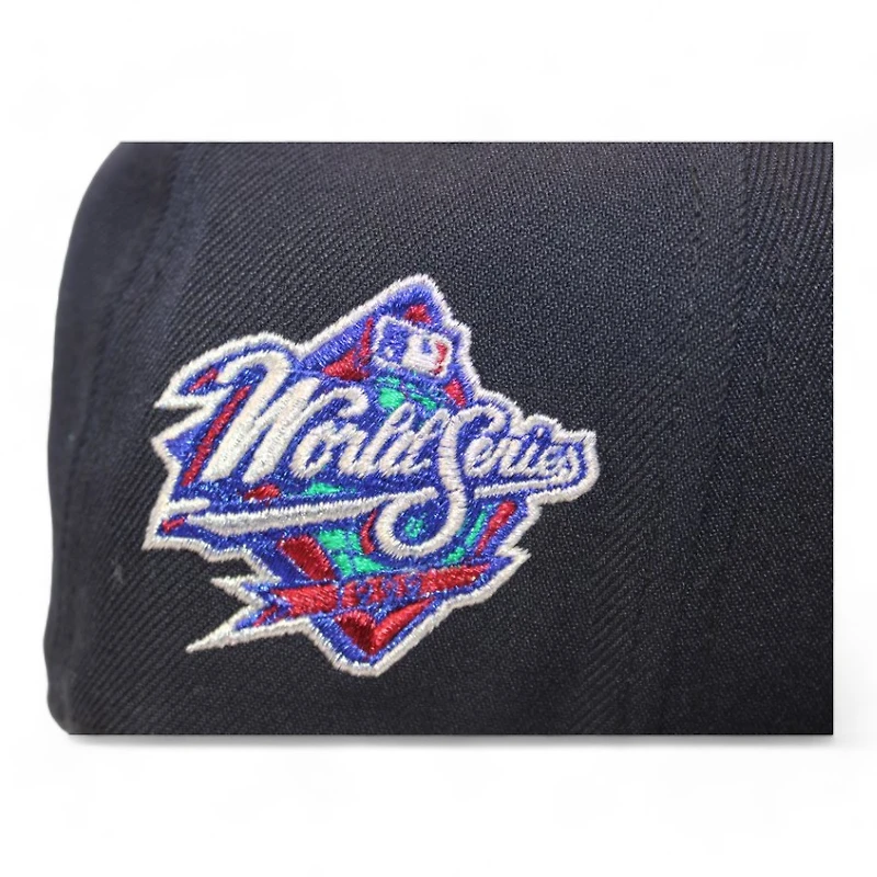 New York Yankees Navy and Green "FlyGuy Judges Pack" 1998 World Series Patch Gray UV Era 59Fifty Fitted Hat
