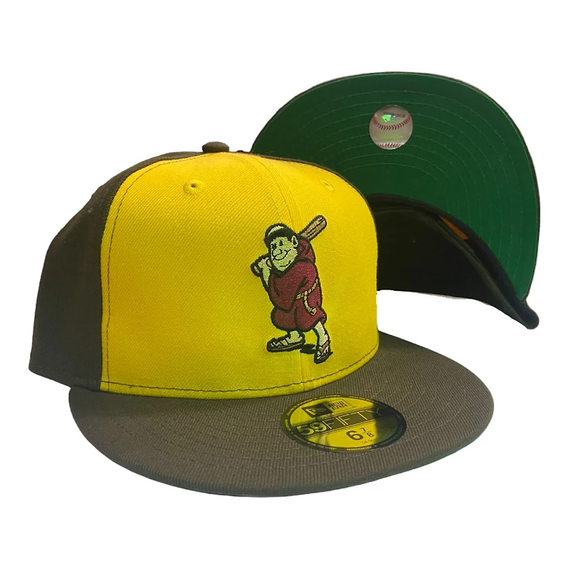 San Diego Padres Brown Yellow Two Tone Green UV New Era 59Fifty Fitted Hat