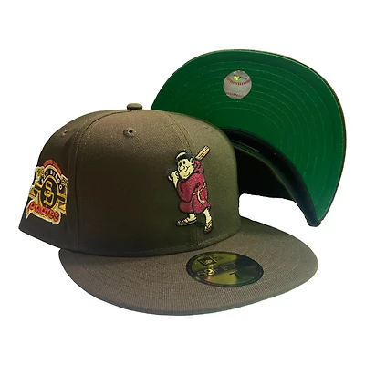 San Diego Padres Brown SD Patch Green UV New Era 59Fifty Fitted Hat