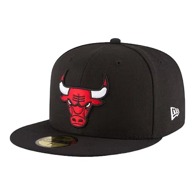 Chicago Bulls Black NBA New Era 59FIFTY Fitted Hat