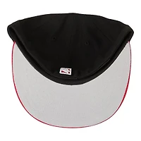 Chicago Bulls Black and Red NBA New Era 59FIFTY Fitted Hat