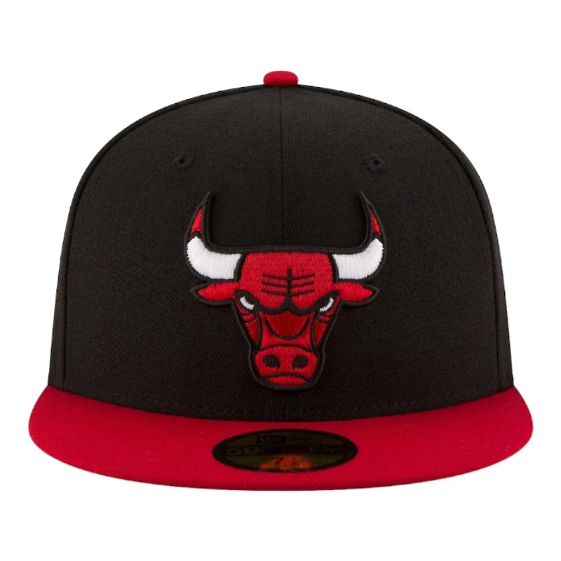 Chicago Bulls Black and Red NBA New Era 59FIFTY Fitted Hat