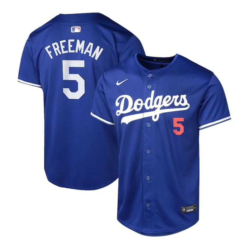 Youth Los Angeles Dodgers Freddie Freeman Nike Limited Royal Blue Alternate Player Jersey