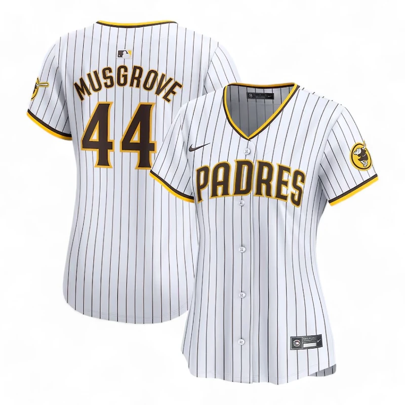 Womens San Diego Padres Joe Musgrove White Nike Home Jersey