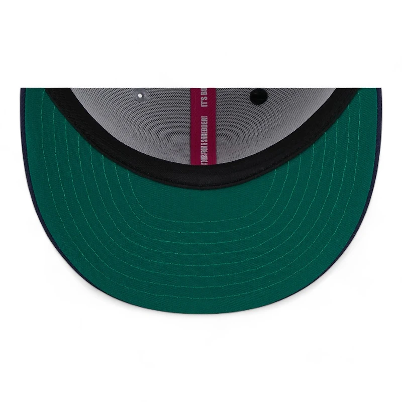 New York Yankees Gray and Navy Raspberry Big League Chew New Era 9FIFTY Snapback Hat