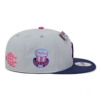 New York Yankees Gray and Navy Raspberry Big League Chew New Era 9FIFTY Snapback Hat