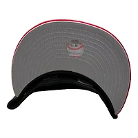 Los Angeles Dodgers Black Red Two Tone Script 40th Anni Patch Gray UV 59FIFTY Fitted Hat