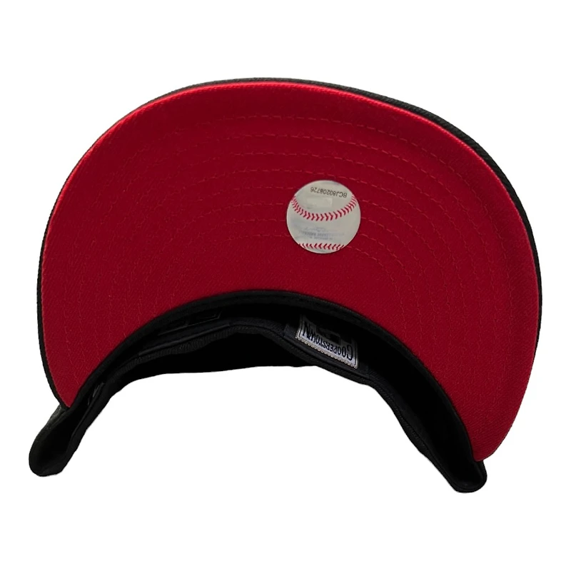 Los Angeles Dodgers Black 100th Anni Patch Gray UV 59FIFTY Fitted Hat