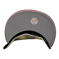 Los Angeles Dodgers Chrome Red Two Tone LA 1st WS Patch Gray UV 59FIFTY Fitted Hat