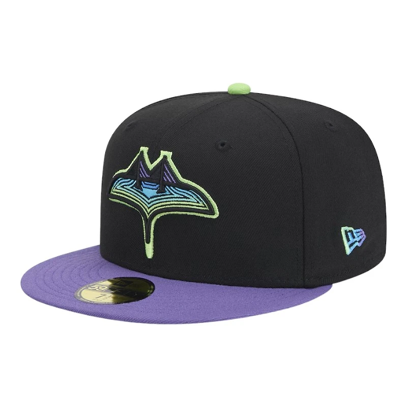 Tampa Bay Rays Black City Connect New Era 59FIFTY Fitted Hat