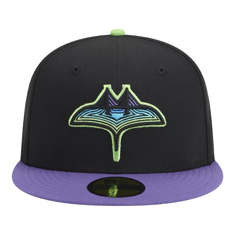 Tampa Bay Rays Black City Connect New Era 59FIFTY Fitted Hat