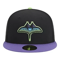Tampa Bay Rays Black City Connect New Era 59FIFTY Fitted Hat