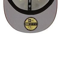 Chicago Cubs Chrome with Brown Corduroy 2016 WS Patch Gray UV New Era 59FIFTY Fitted Hat