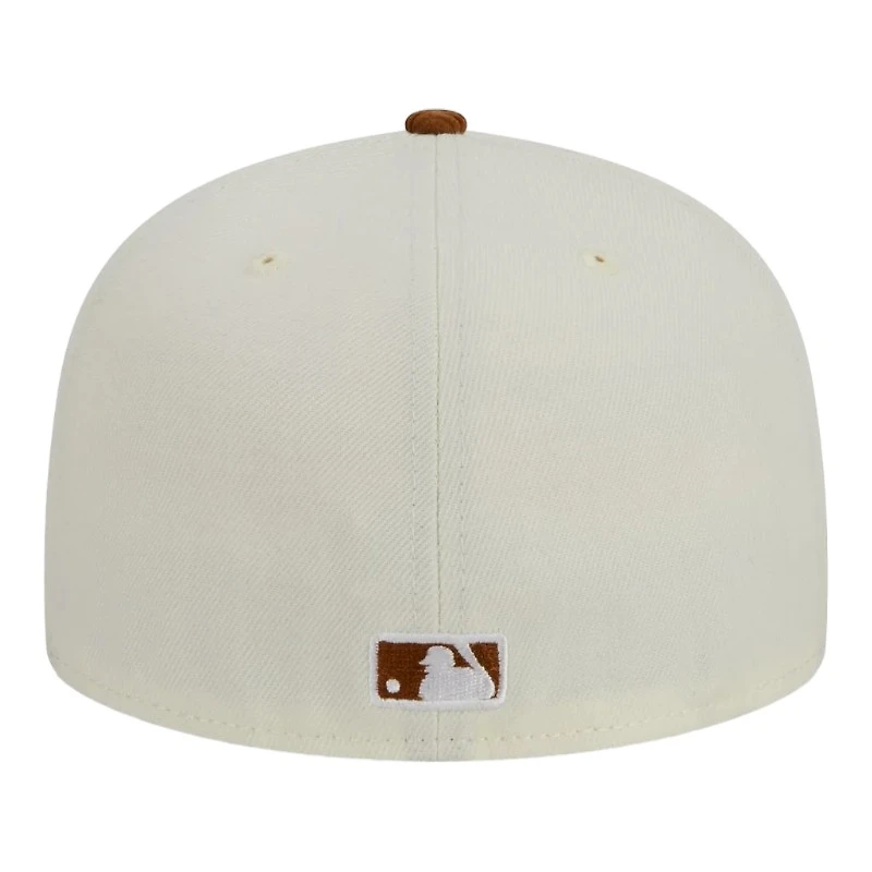 Chicago Cubs Chrome with Brown Corduroy 2016 WS Patch Gray UV New Era 59FIFTY Fitted Hat